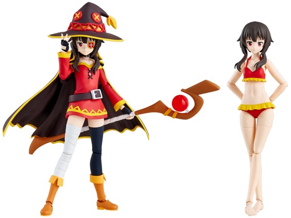 KADOKAWA PLASTIC MODEL SERIES 「この素晴らしい世界に祝福を！3」 めぐみん ノーマル＆DXver.