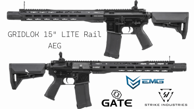 EMG JAPAN(KA) GRIDLOK 15 LITE Rail AEG 徹底レビュー！