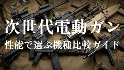 【次世代電動ガン】性能で選ぶ全機種比較ガイド｜HK416・SCAR・AK・M4・MP5の実戦性能と選び方を徹底解説