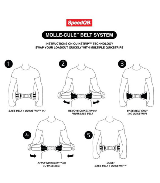 Fellowes / SpeedQB MBS Belt System (MBS) Black L/XL