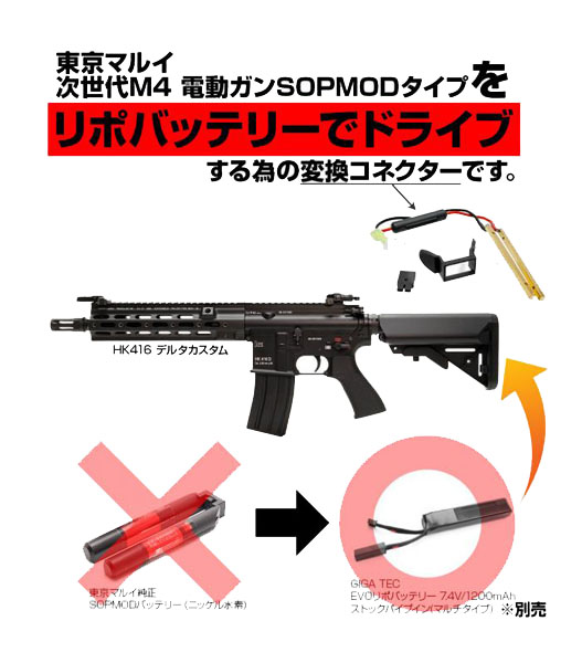 Fellowes / LAYLAX PROMETHEUS 次世代M4 SOPMOD ストック変換端子