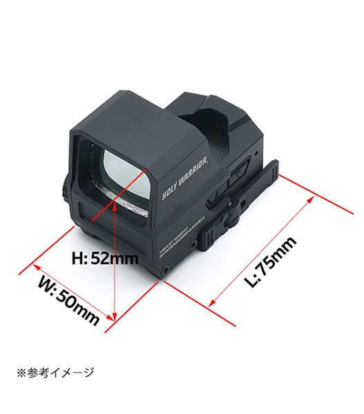 Fellowes / Holy Warrior マルチレティクル HUD SIGHT デジタルサイト BK