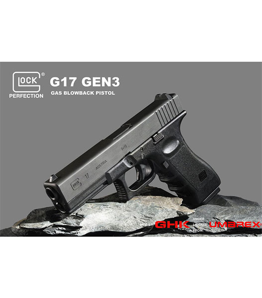 Fellowes / GHK/Umarex 本体 GLOCK17 Gen.3 ガスブローバックピストル