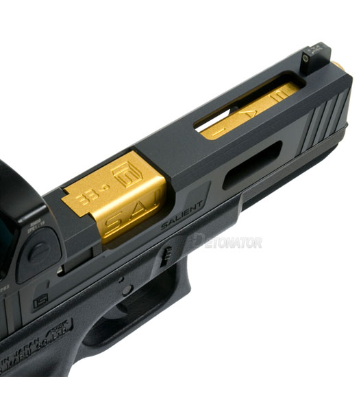 Fellowes / DETONATOR マルイG18C用SAI Tier1 Glock 17 RMR スライドセット -BK