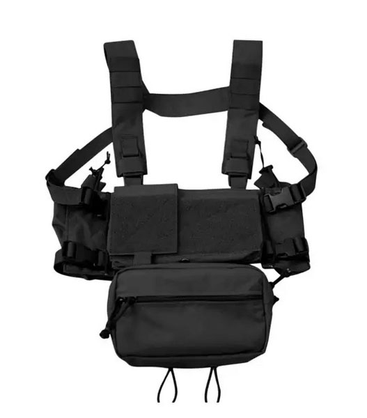 Fellowes / BIGFOOT Tactical MK3 Chest Rig Chassis Pouch BK