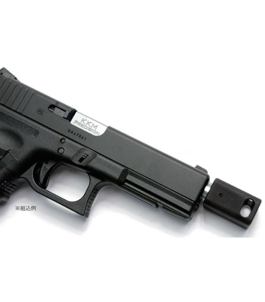 Fellowes / DETONATOR GHK Glock17用 KKM タイプ アルミアウターバレル SV(14mm逆ネジ)