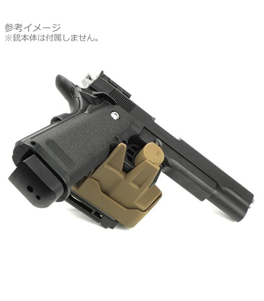 Fellowes / CTM Airsoft オープンホルスター ハイキャパ・ガバメント用 TAN